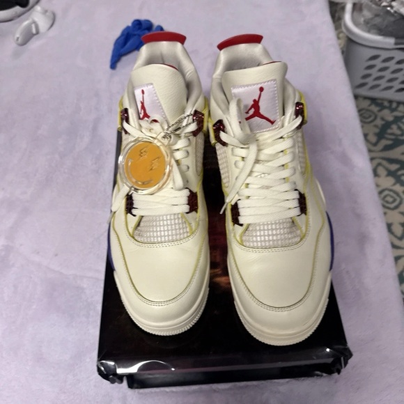 Air Jordan retro 4 size 14 used rainbow Super not released ultra rare authentic - Picture 1 of 15